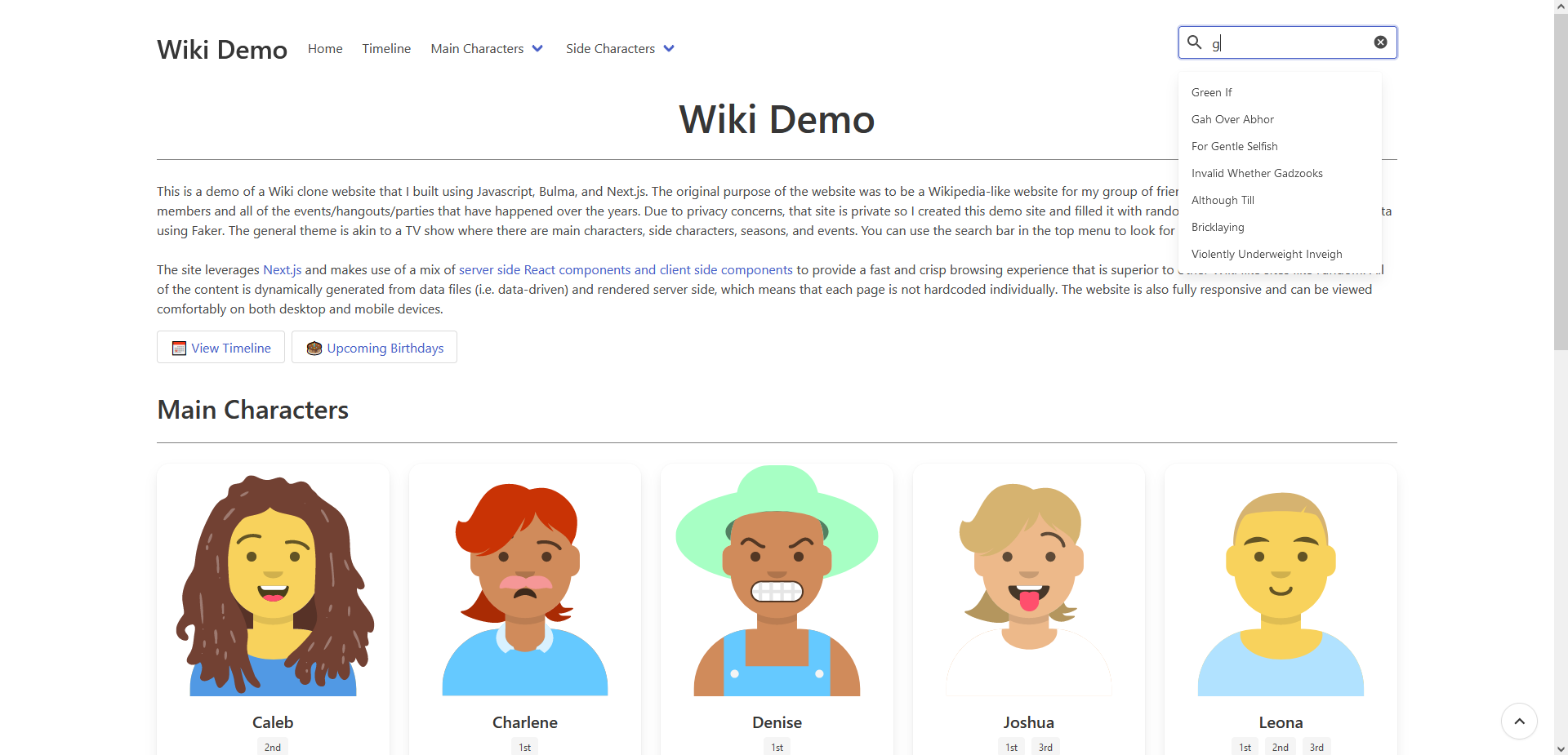 Wiki Clone